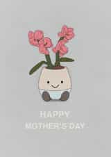 Cute Mother's Dat card for teddy and flower lovers - Happy Mother's Day created by Gards