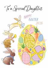 Traditional Easter Card - Special Daughter created by Katie Phythian Design