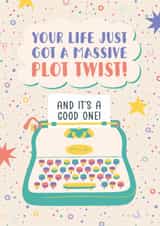 New Diagnosis Card - Massive Plot Twist - Unique Thinking of You Card created by Sunshine Lane