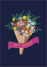 The perfect card to send your best wishes with, perfect for all occasions! created by martha and hepsie ltd
