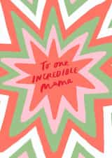 Colourful card for one incredible mum created by Bee Davies