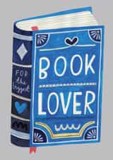 Arty Birthday Card - Book Lover - For The Biggest Book Lover created by Daria Solak