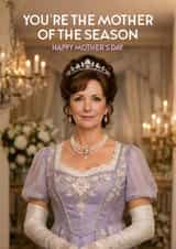 Pretty Mother’s Day Card - Violet Bridgerton created by Pink Peach Cards