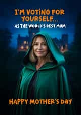 Funny Mother's Day Card - The Traitors - World's Best Mum created by Woody's Design