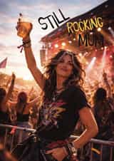 Fun Mother's Day Card - Still Rocking created by Giddy Kipper