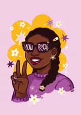 Fun Uplifting Congratulatory or Thank You Card created by Isi