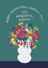 International Women's Day card to celebrate the wonderful women in your life! created by martha and hepsie ltd
