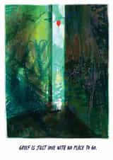 Heartfelt Mother's Day/Thinking Of You Card - Grief Is Just Love - Bereavement created by Apart of Me