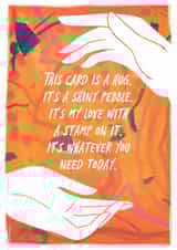 Heartfelt Mother's Day/Thinking Of You Card - This Card Is A Hug - Whatever You Need created by Apart of Me