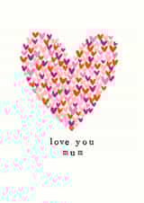 hand drawn hearts to send to your mum created by Chloe Turner