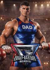 Funny Father's Day Card - Gladiators created by ShortRound888