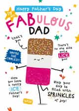 Cute Father's Day Card - Fab Ice Lolly created by Twisted Haggis