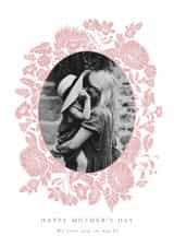 Personalised Mothers Day Photo Card created by Olivia Raufman Design - Pretty Mother's Day Card - We Love You