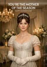 Pretty Mother’s Day Face Card - Francesca Bridgerton created by Pink Peach Cards