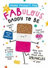 Cute Father's Day Card - Dad To Be - Fab Ice Lolly created by Twisted Haggis