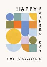 Arty Father's Day - Abstract Shapes - Bauhaus created by Lemon and Sugar