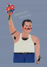 Funny Mother's Day Card - Freddie Mercury - Mamaaa Ooooh! created by Daria Solak
