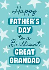 Cute Father's Day Card - For Great Grandad created by Stuck Shop Gifts