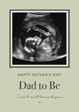 Personalised Father's Day Photo Card created by Choo Choo  - Classic Father’s Day Card — Dad To Be — From the Bump
