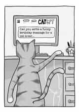 Funny Birthday Card - ChatGPT - CatGPT created by Running with Scissors