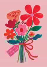 Classic Birthday/Love & Friendship Card - You Are So Special - Flowers created by Daria Solak