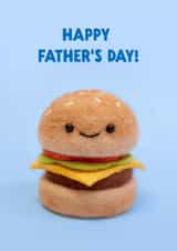 Cute Father's Day Card - Burger created by Lemon and Sugar 