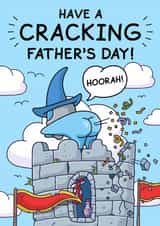 Funny Father’s Day Card - Cheeky Wizard - Farting created by Cheeky Legends