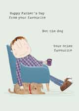 Funny Father's Day Card - The Other Favourite created by Rosie Made A Thing