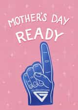 Funny Mother's Day Card - Mother's Day Ready! - Gladiators created by Silky Rose Design