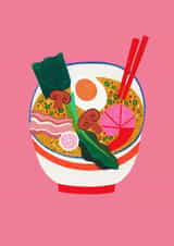 Arty Just Because Card - Ramen Bowl created by Daria Solak