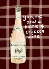 Classic Love And Friendship Card - Chicken Wine created by Oh That's A Good Sign