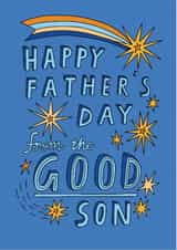 Funny Father's Day Card - From The Good Son - Sibling Rivalry created by Sunpatch Society