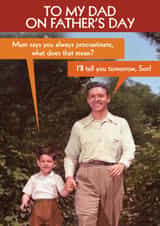 Funny Father's Day Card - Procrastination created by Quitting Hollywood