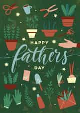 Classic Father’s Day Card - Gardening - Garden Tools created by Eli the Goat