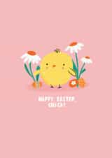 Cute Easter Card - Chick created by Lucy Maggie Designs