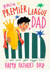 Classic Father's Day Card - Premier League Dad created by NICHOLA COWDERY ILLUSTRATIONS 