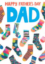 Classic Father's Day Card - Funky Socks created by Paper Salad