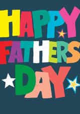 Big Text Happy Father's Day created by Paper Salad