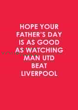Father's Day - Dad - Funny - Man Utd - football created by The Boy and the Bear