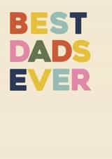 Classic Father's Day Card — Best Dads Ever — LGBTQ+ created by Bonne Nouvelle