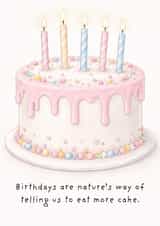 Funny birthday quote created by Emily Winfindale