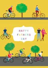 Classic Father's Day Card - Bicycles - Bikes created by Kali Stileman