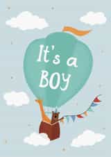 New Baby Boy Card created by Curious Day