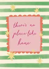 Arty New Home Card - There’s No Place Like Home - Funky Stripe - Keepsake created by Sydney Jo Designs