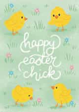 Cute Easter Card - Chicks created by NOD Studio
