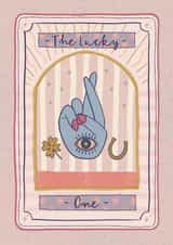 Classic Good Luck Card - Tarot - The Lucky One created by Sweetlove Press