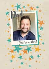 Personalised Father's Day Photo Card created by Orchard Design House - Classic Father's Day Card - You're A Star
