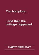 Funny Birthday Card – Heated Rivalry Cottage Fandom Humour created by Making Lemonade