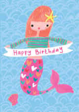 Cute Birthday Card - Mermaid created by Paper Salad