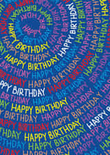 Happy Birthday Spiral created by Paper Salad